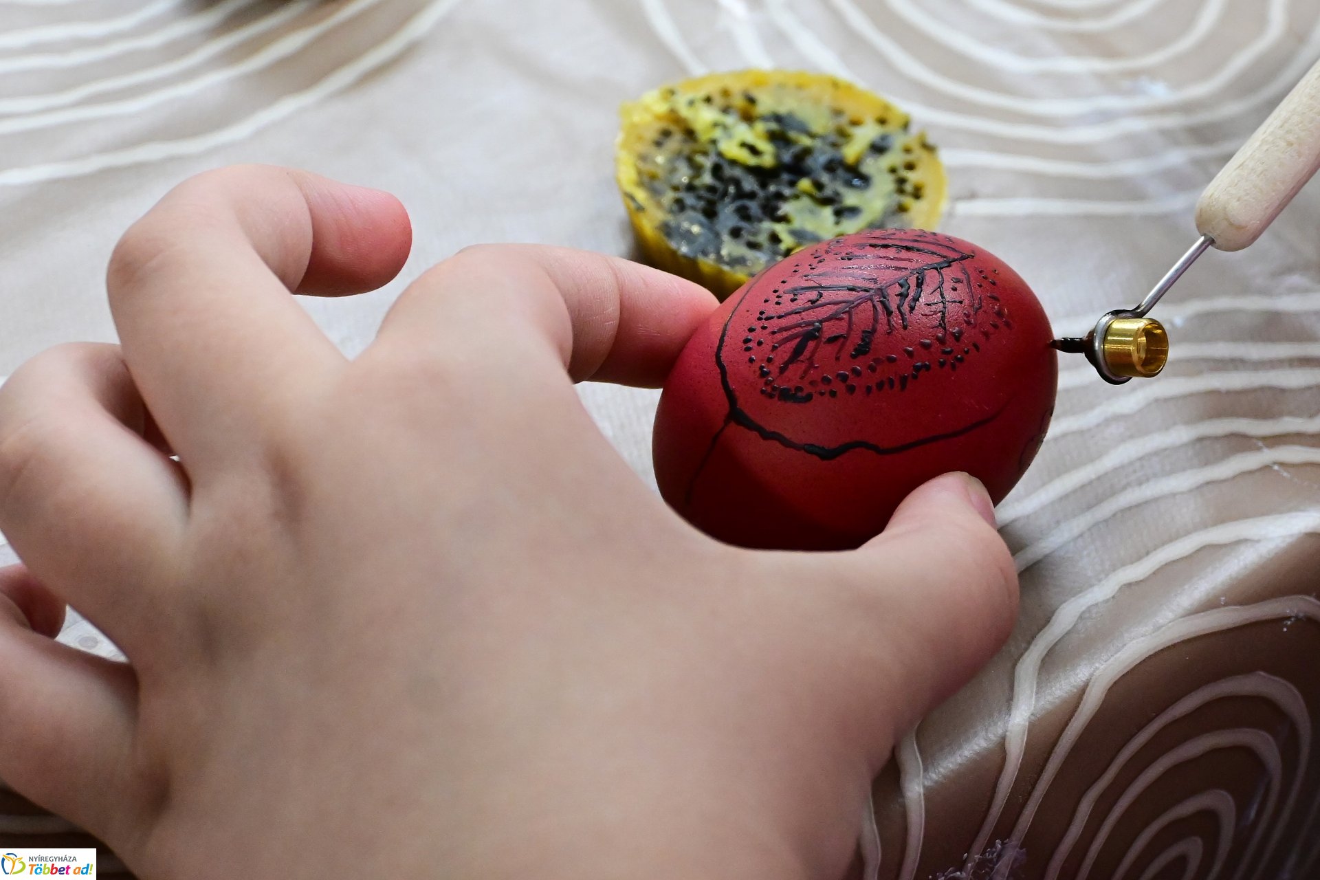 Húsvéti tojásfestő foglalkozás a Kállay Gyűjteményben