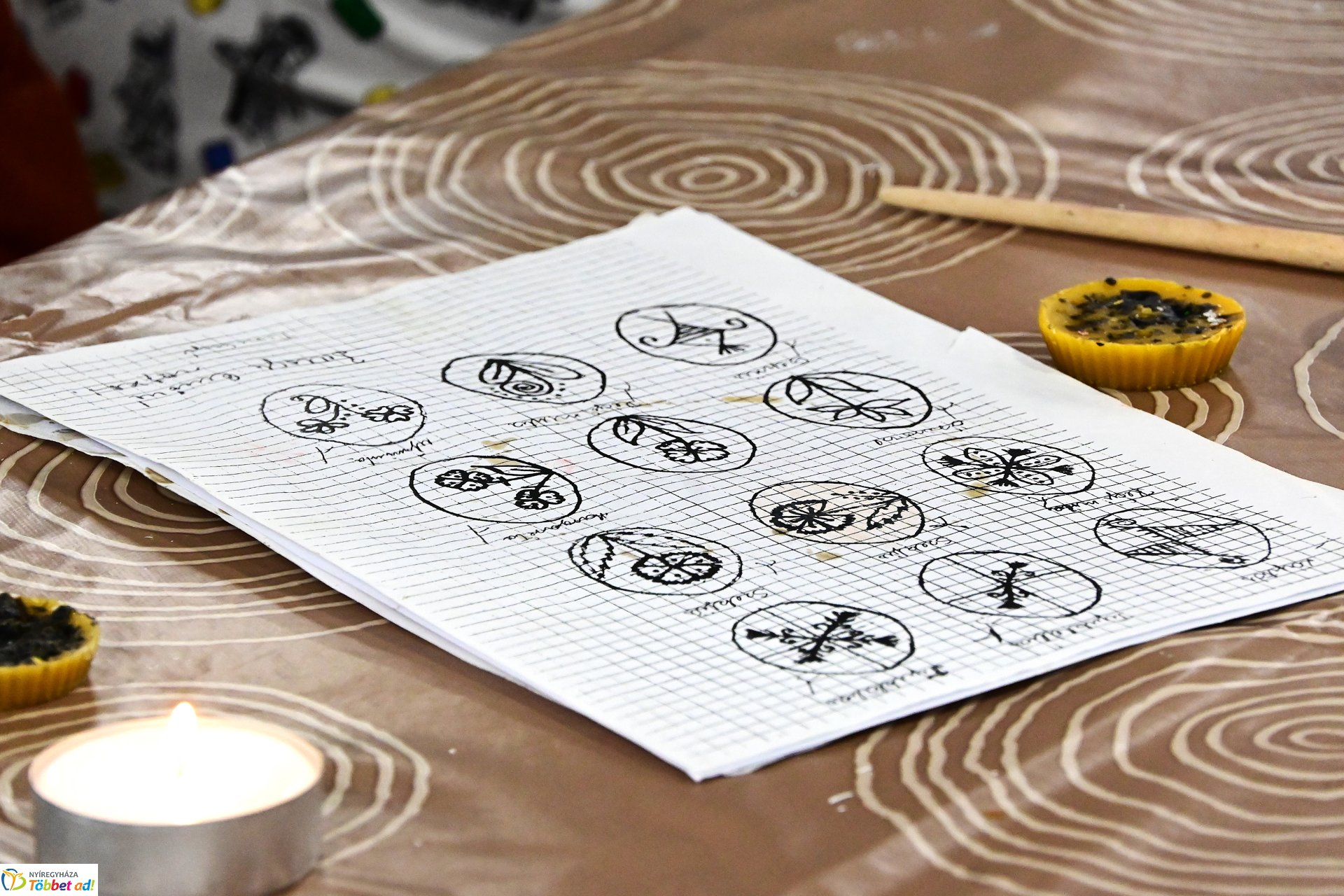 Húsvéti tojásfestő foglalkozás a Kállay Gyűjteményben