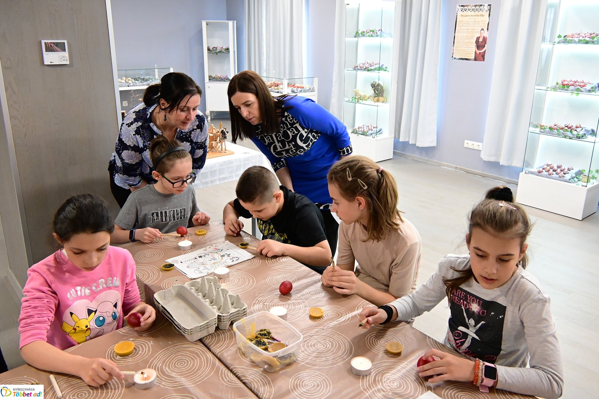 Húsvéti tojásfestő foglalkozás a Kállay Gyűjteményben