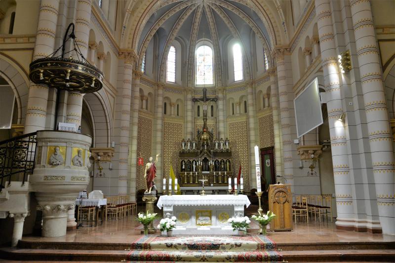 Húsvétvasárnap a Magyarok Nagyasszonya társészeksegyház templomában