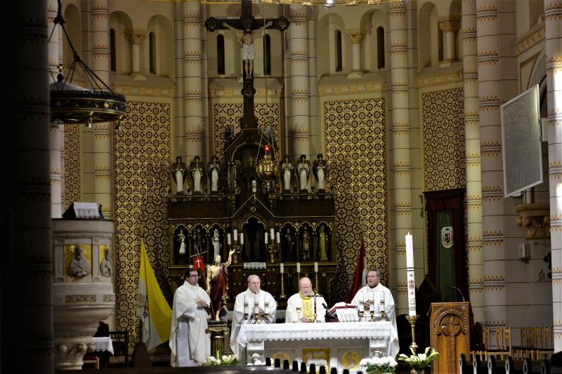 Húsvétvasárnap a Magyarok Nagyasszonya társészeksegyház templomában