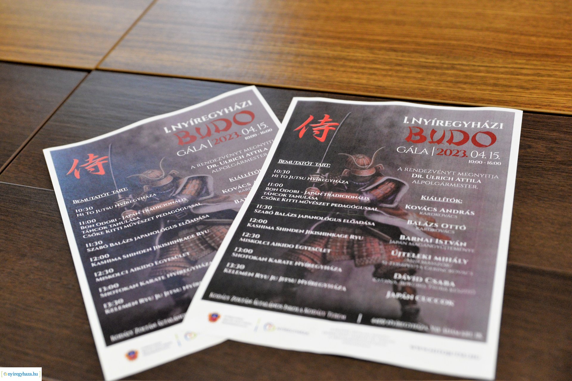 I. Nyíregyházi Budo Gála sajtótájékoztató