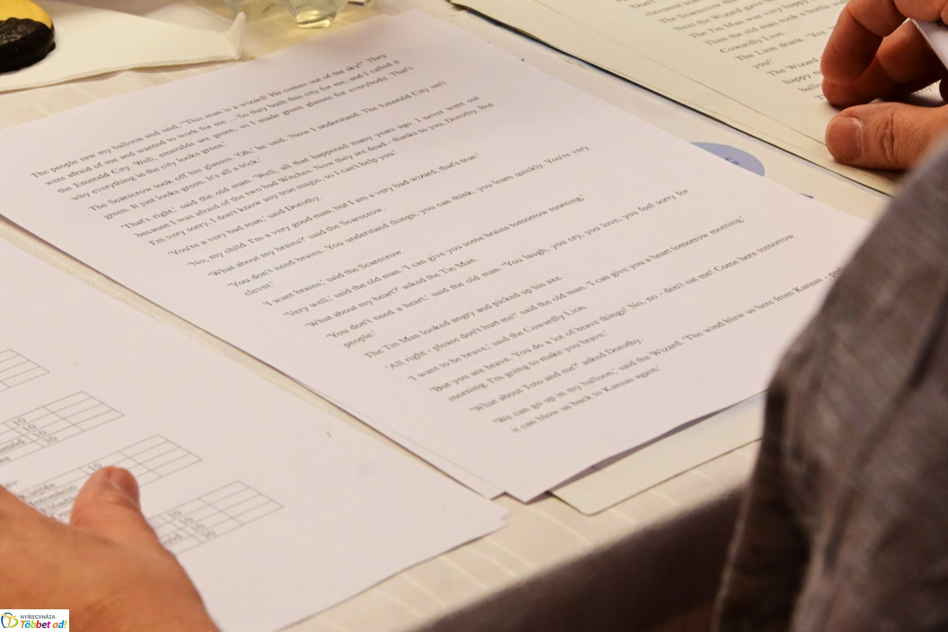 Idegen nyelvi szépkiejtési verseny a Nyíregyházi Művészeti Szakgimnáziumban 