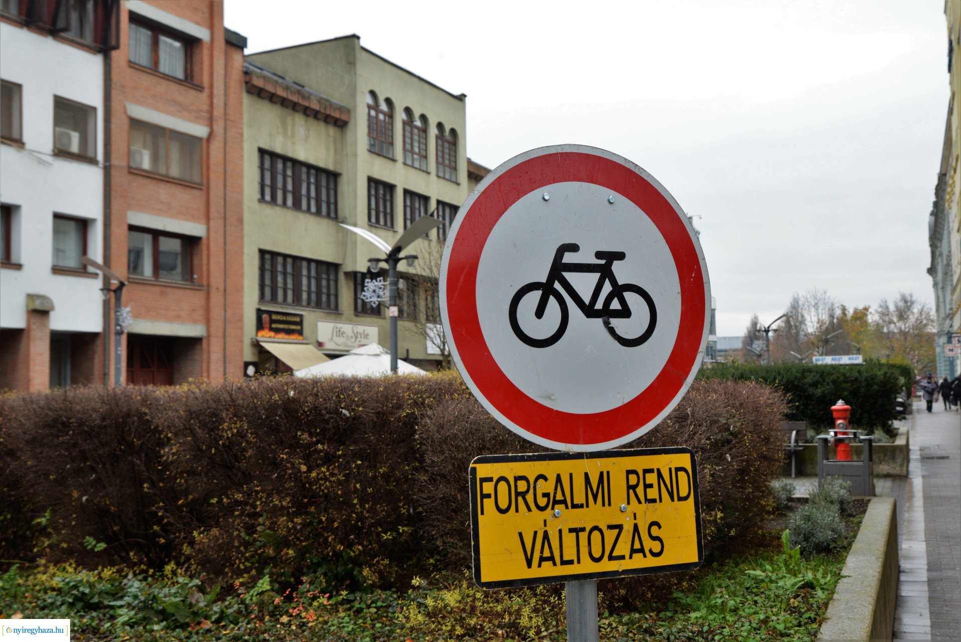 Ideiglenes forgalmi rend változás Nyíregyháza belvárosában