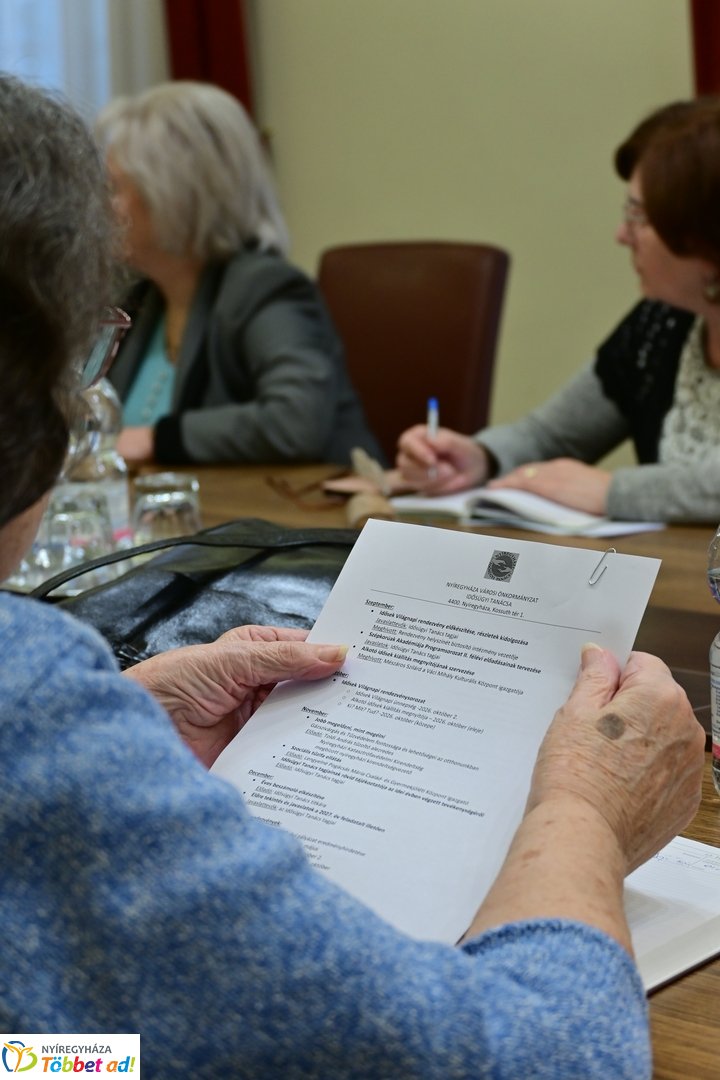 Idősügyi Tanács ülése 2026 januárjában