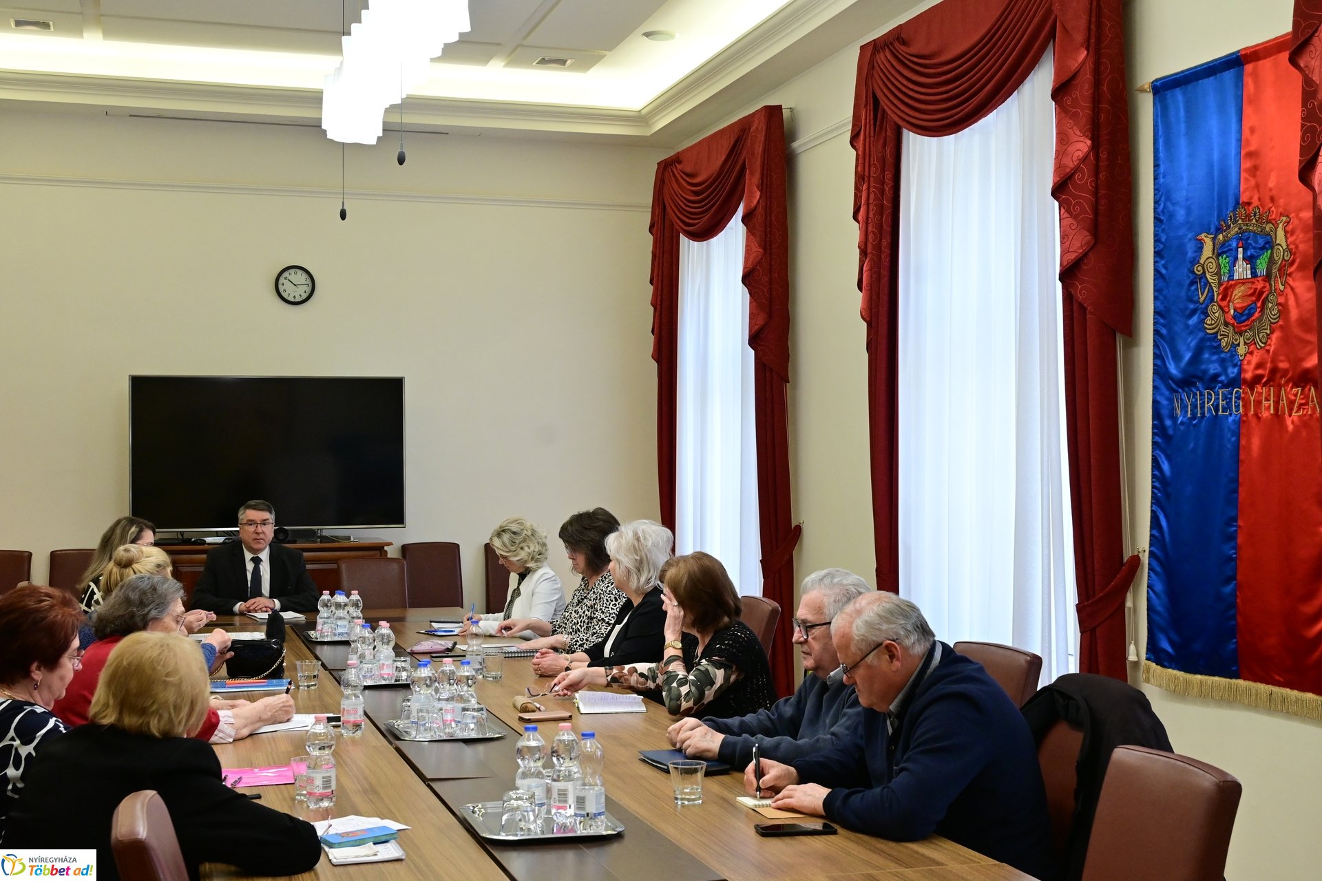 Idősügyi Tanács ülése a Városházán 2025 márciusában