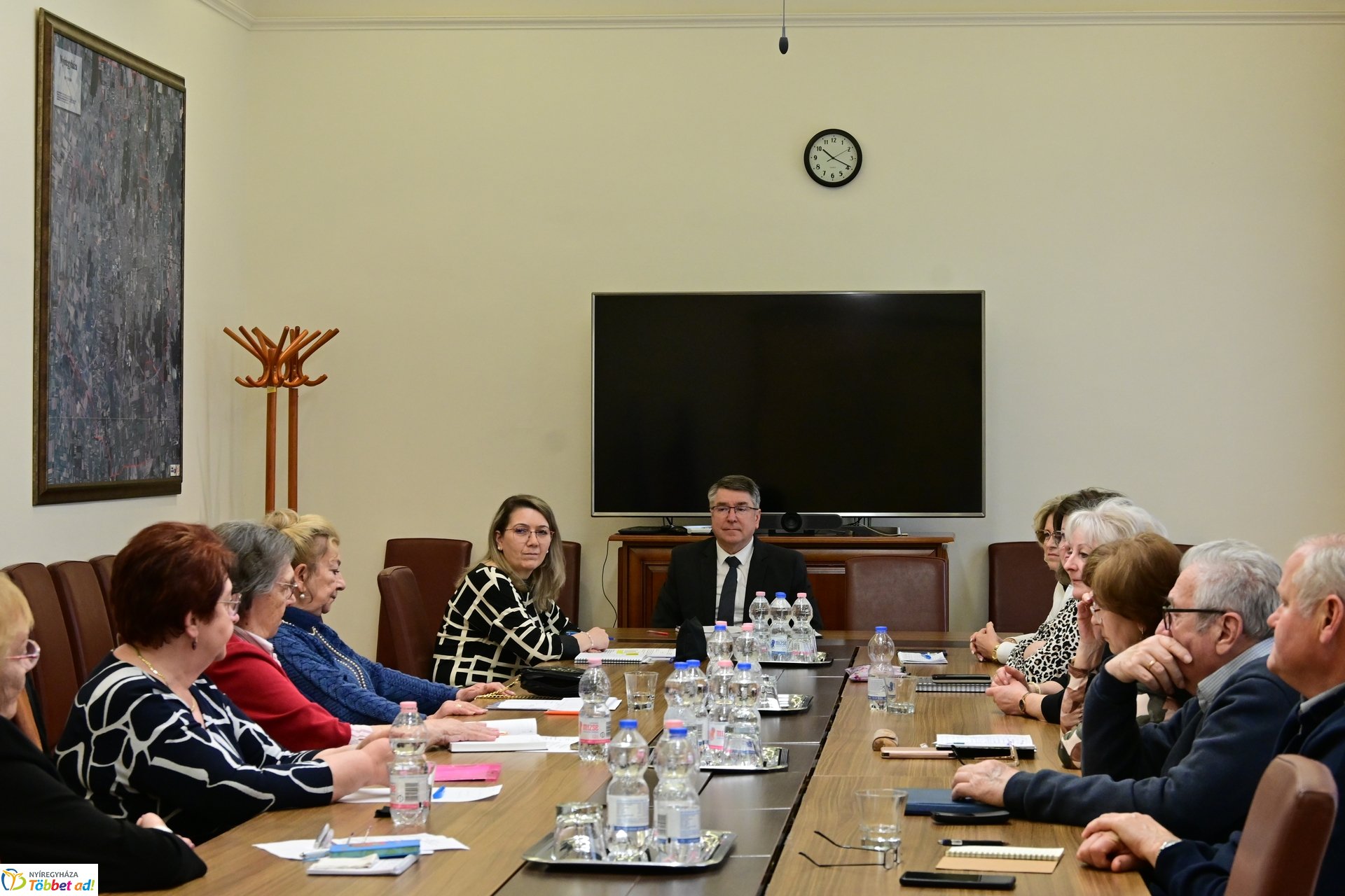 Idősügyi Tanács ülése a Városházán 2025 márciusában