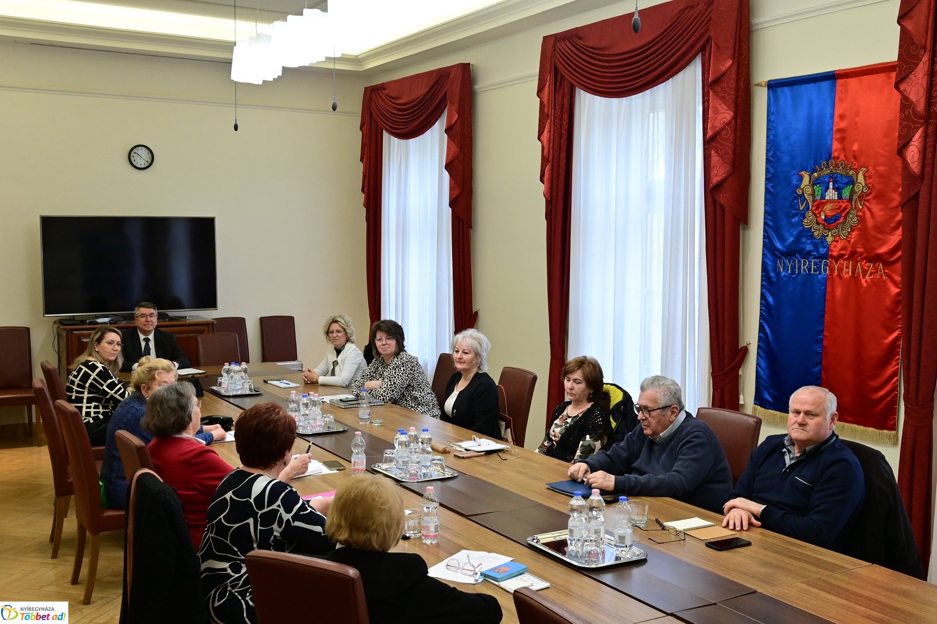 Idősügyi Tanács ülése a Városházán 2025 márciusában