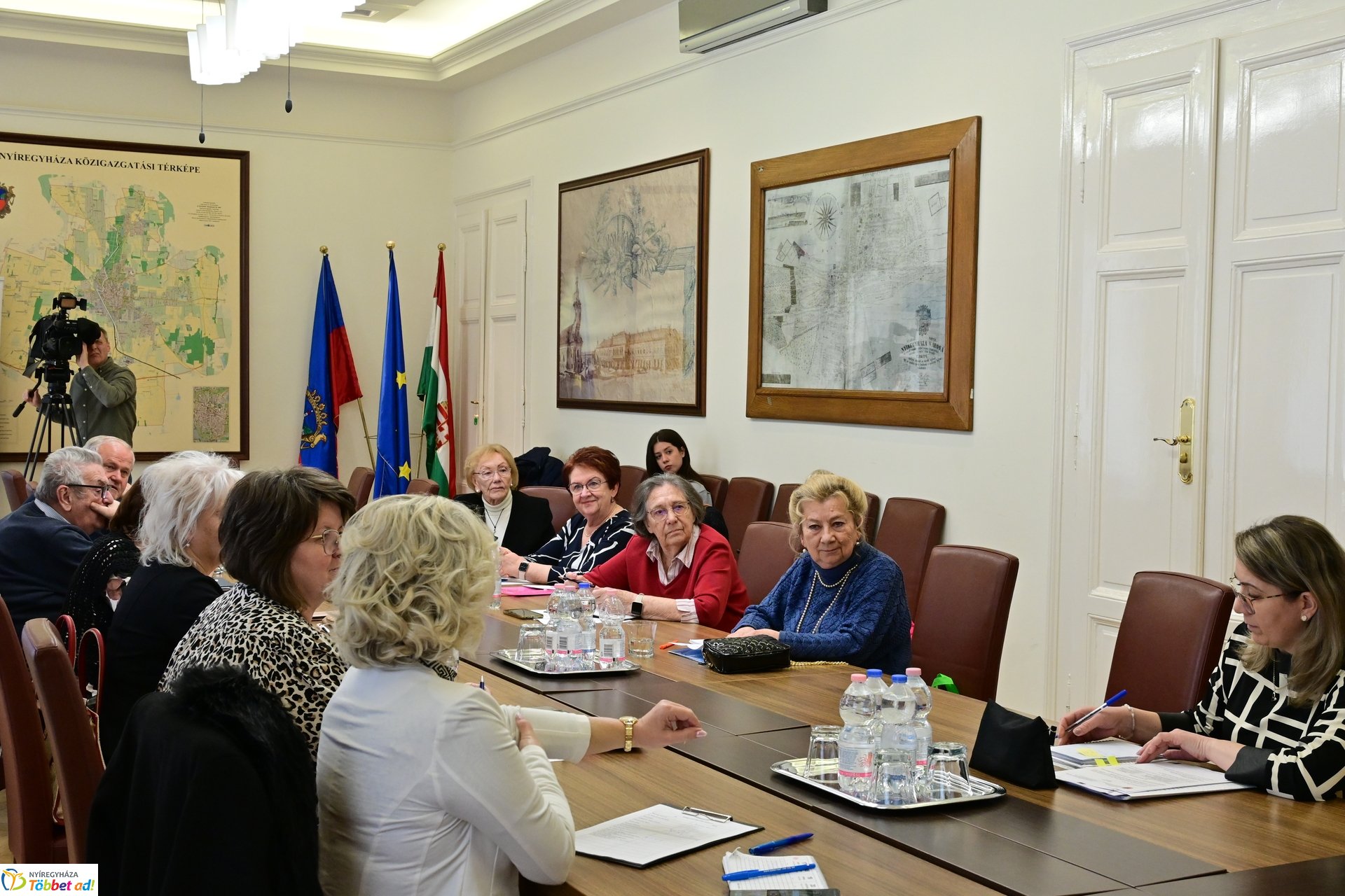 Idősügyi Tanács ülése a Városházán 2025 márciusában