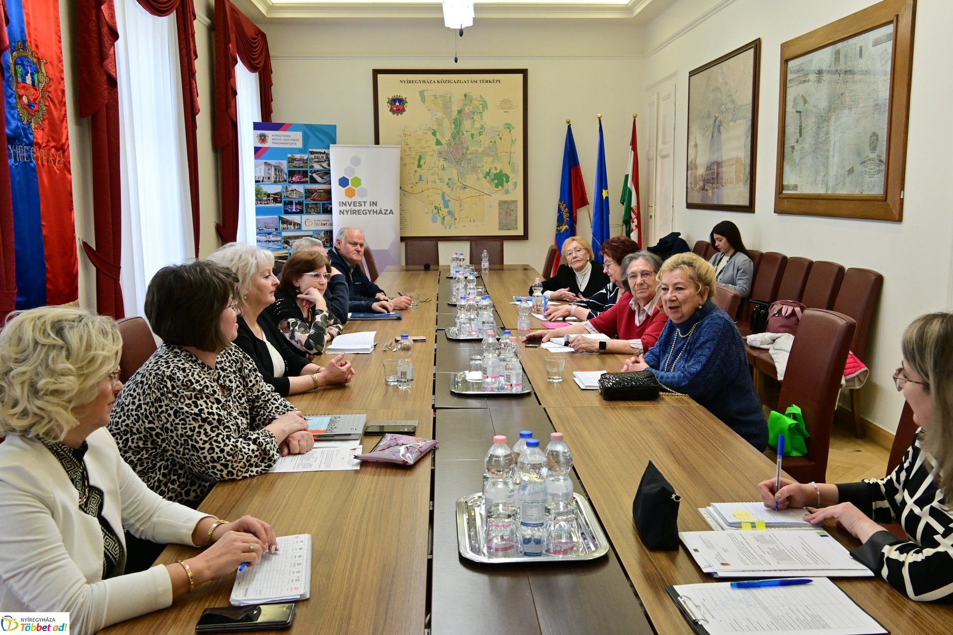 Idősügyi Tanács ülése a Városházán 2025 márciusában