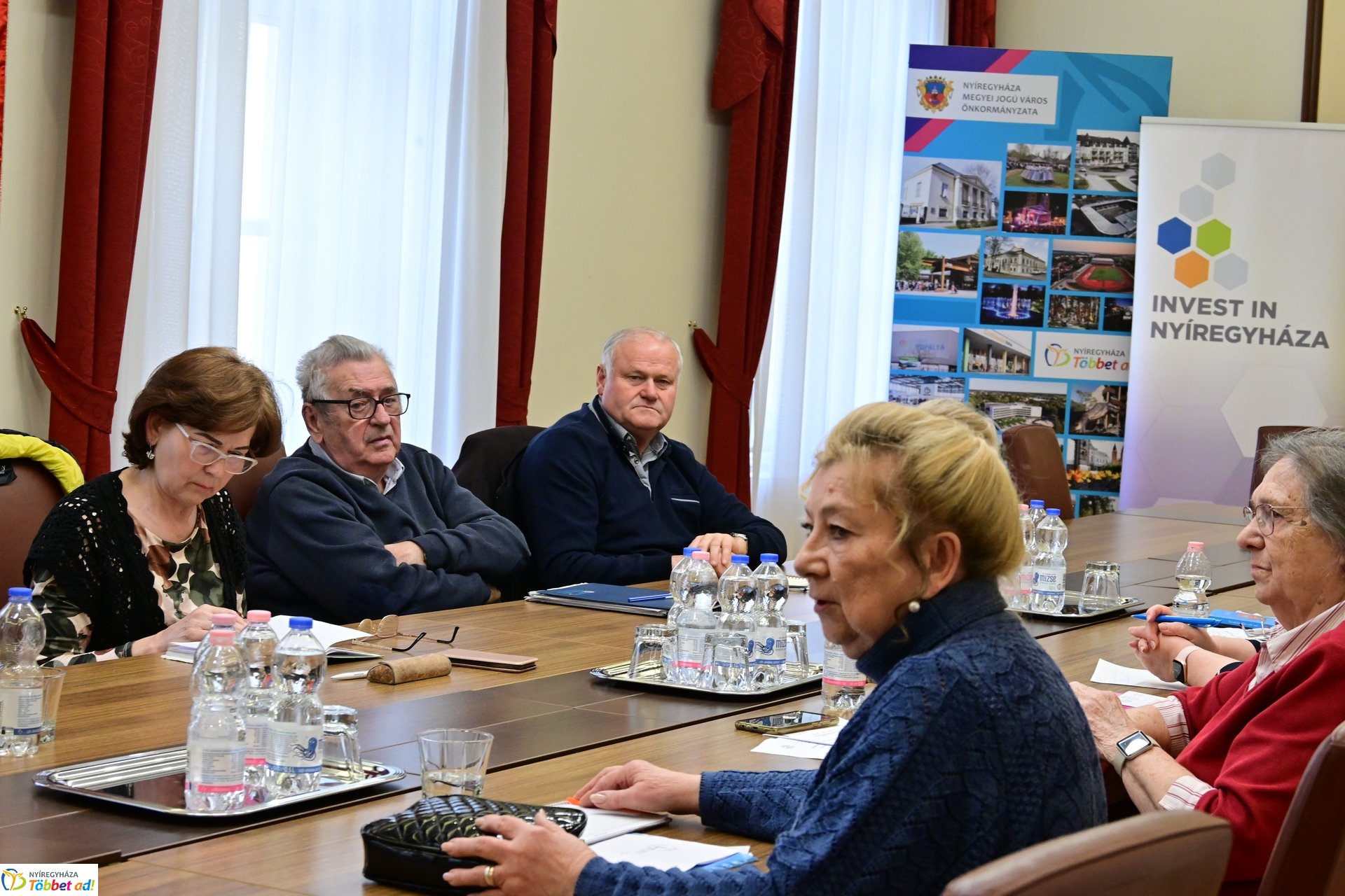 Idősügyi Tanács ülése a Városházán 2025 márciusában