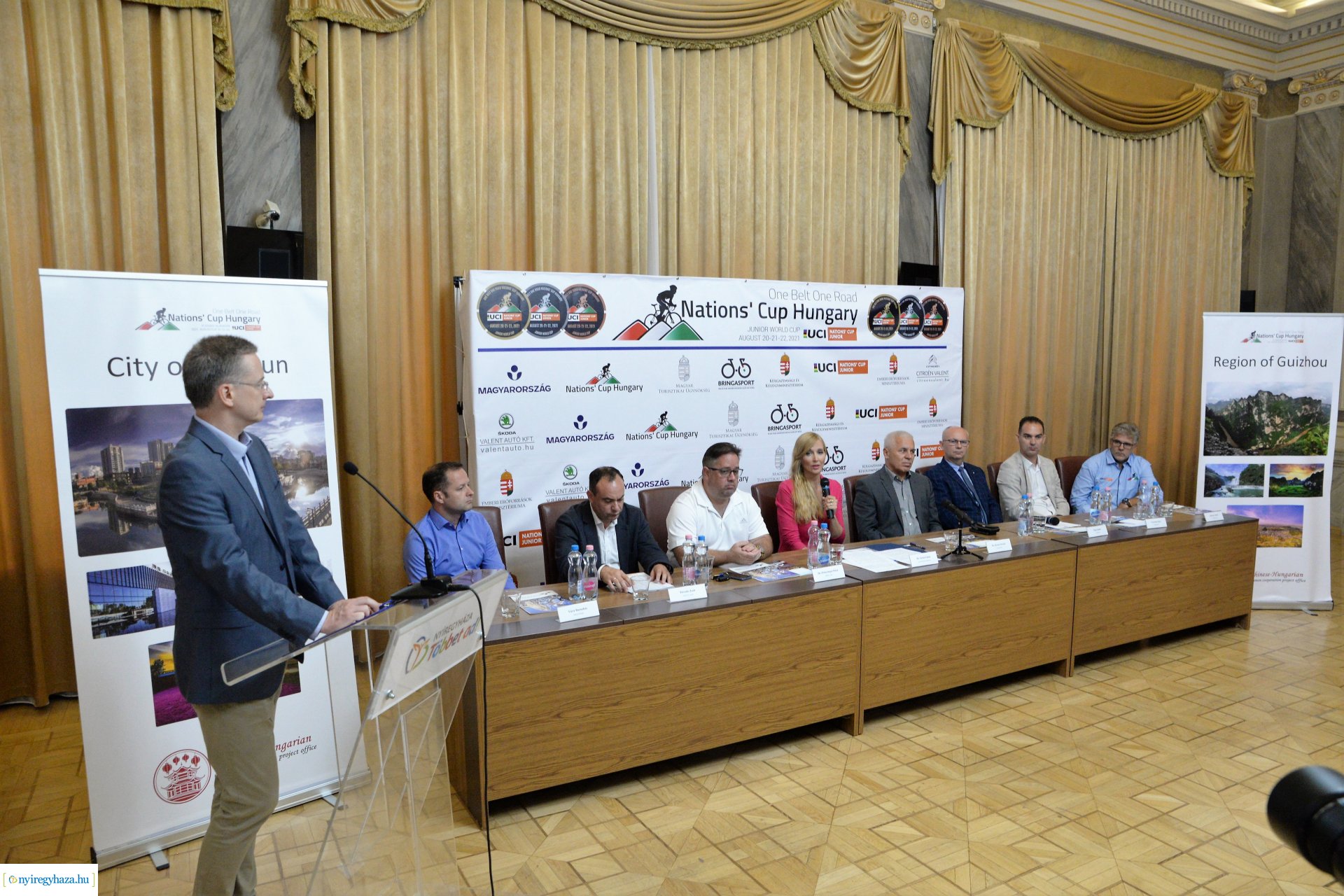 Ifjúsági Világkupa kerékpárverseny sajtótájékoztatója