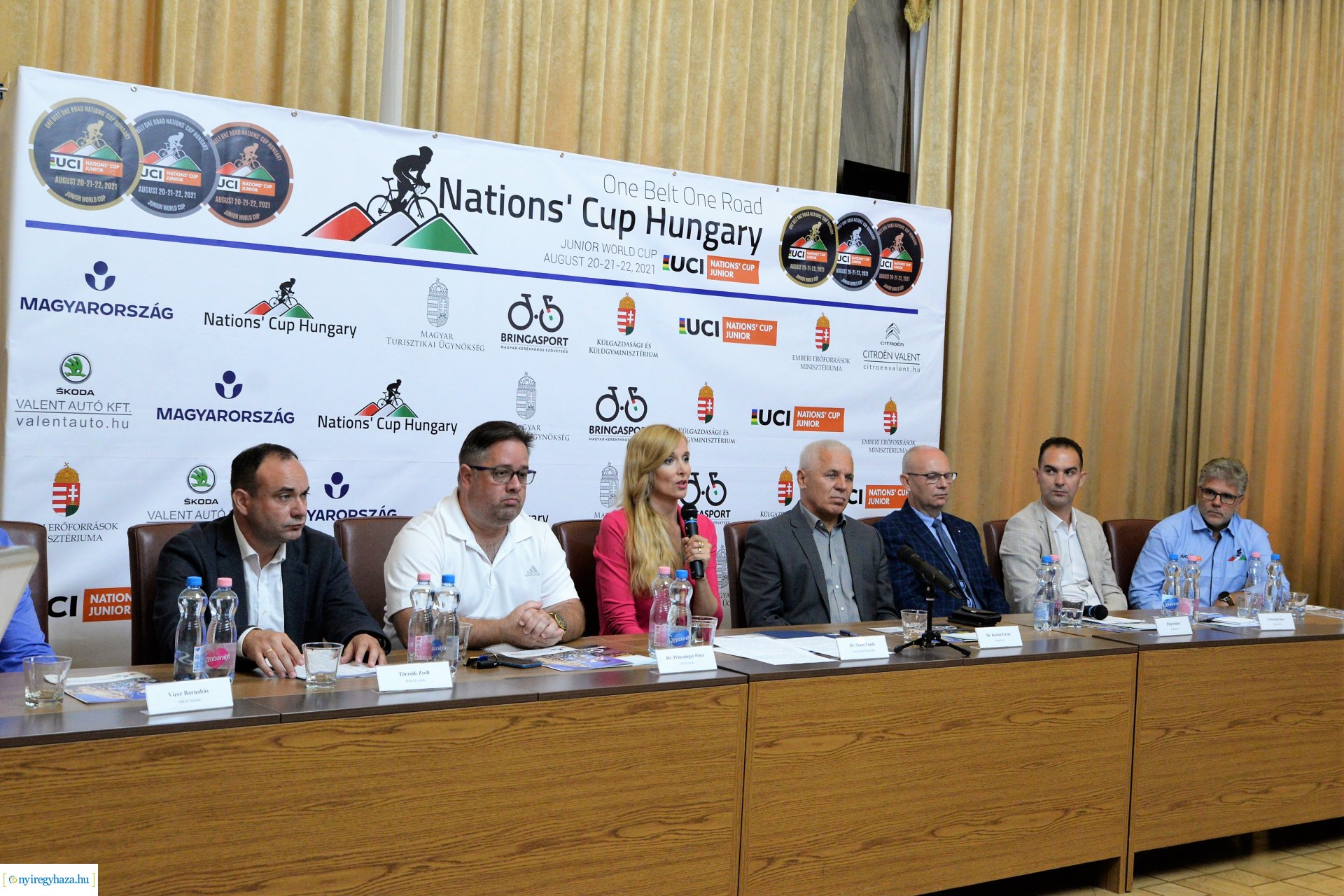 Ifjúsági Világkupa kerékpárverseny sajtótájékoztatója