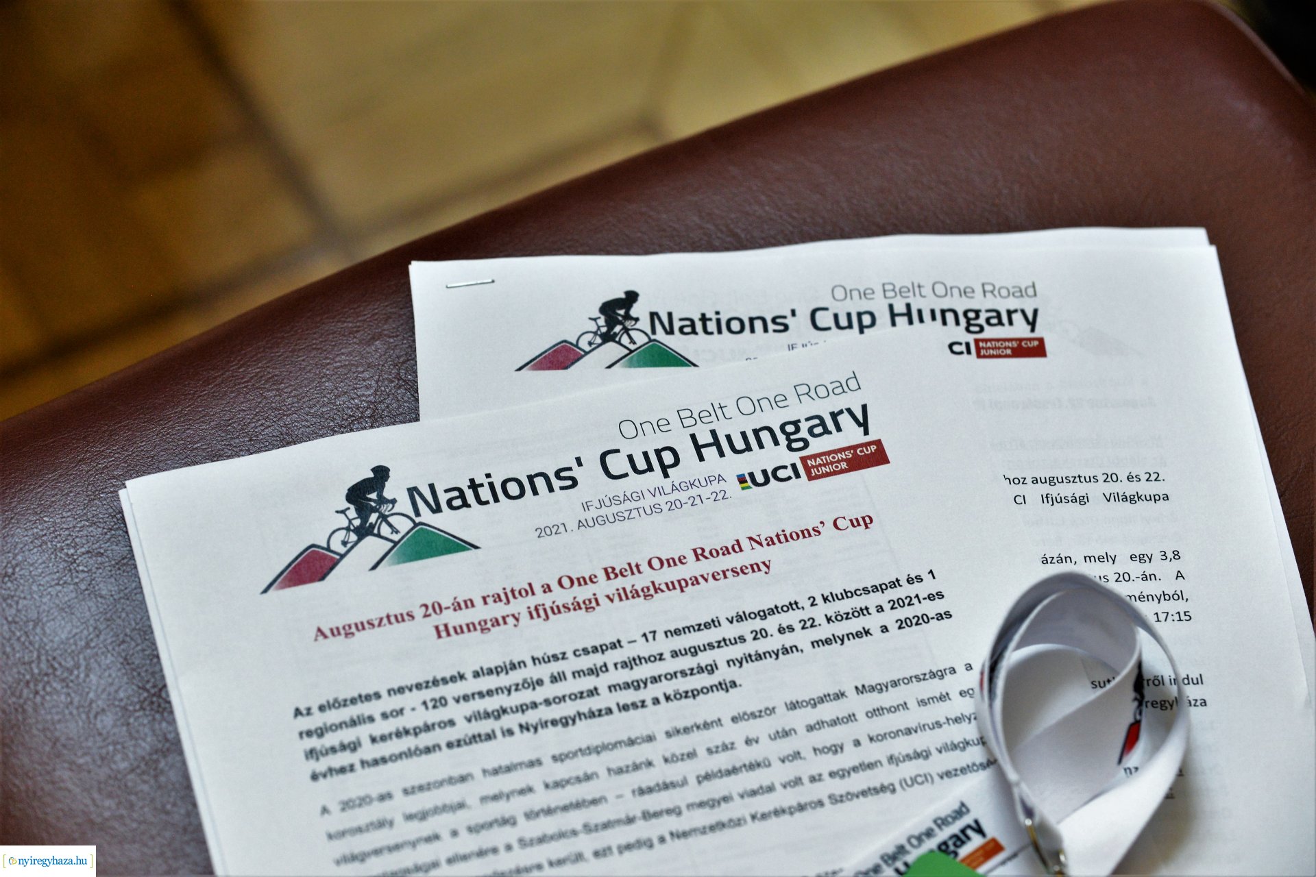 Ifjúsági Világkupa kerékpárverseny sajtótájékoztatója