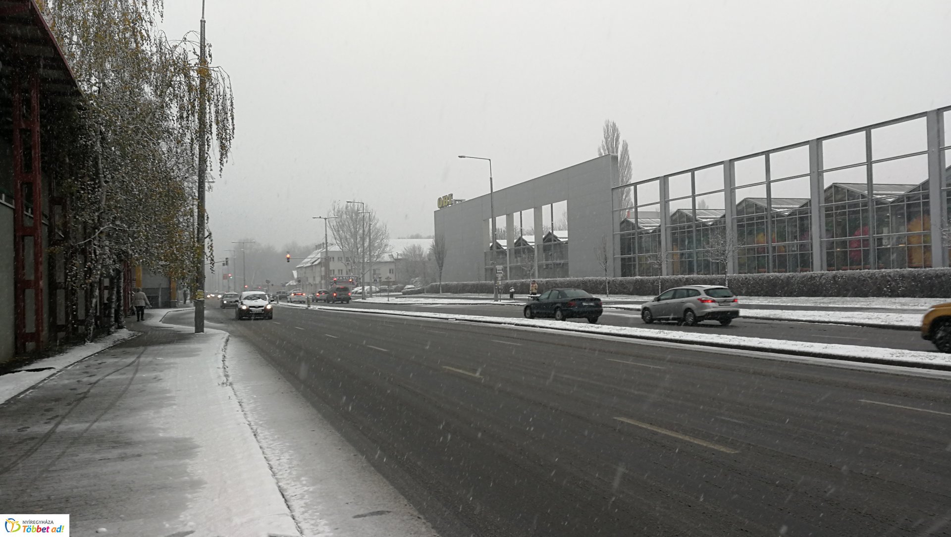 Így néz ki városunk az első hó lehullását követően – egyszerűen gyönyörű!