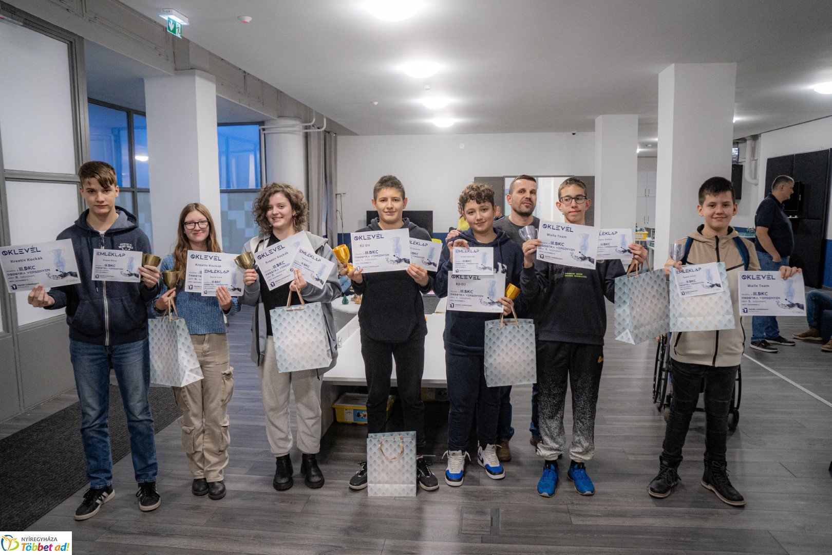 III. DKC Robotika verseny a Nyíregyházi Digitális Tudásközpontban