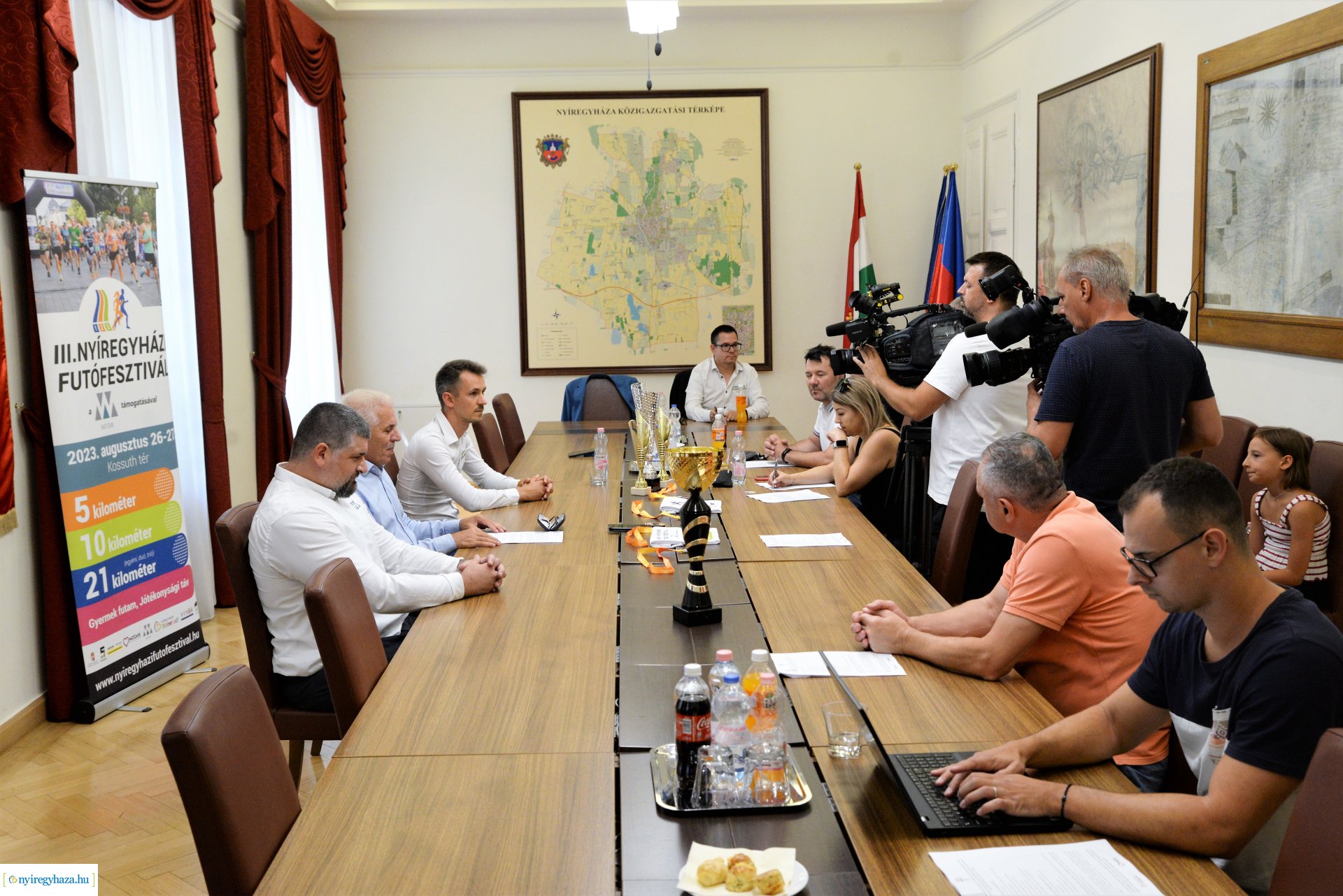 III. Nyíregyházi Futófesztivál sajtótájékoztató