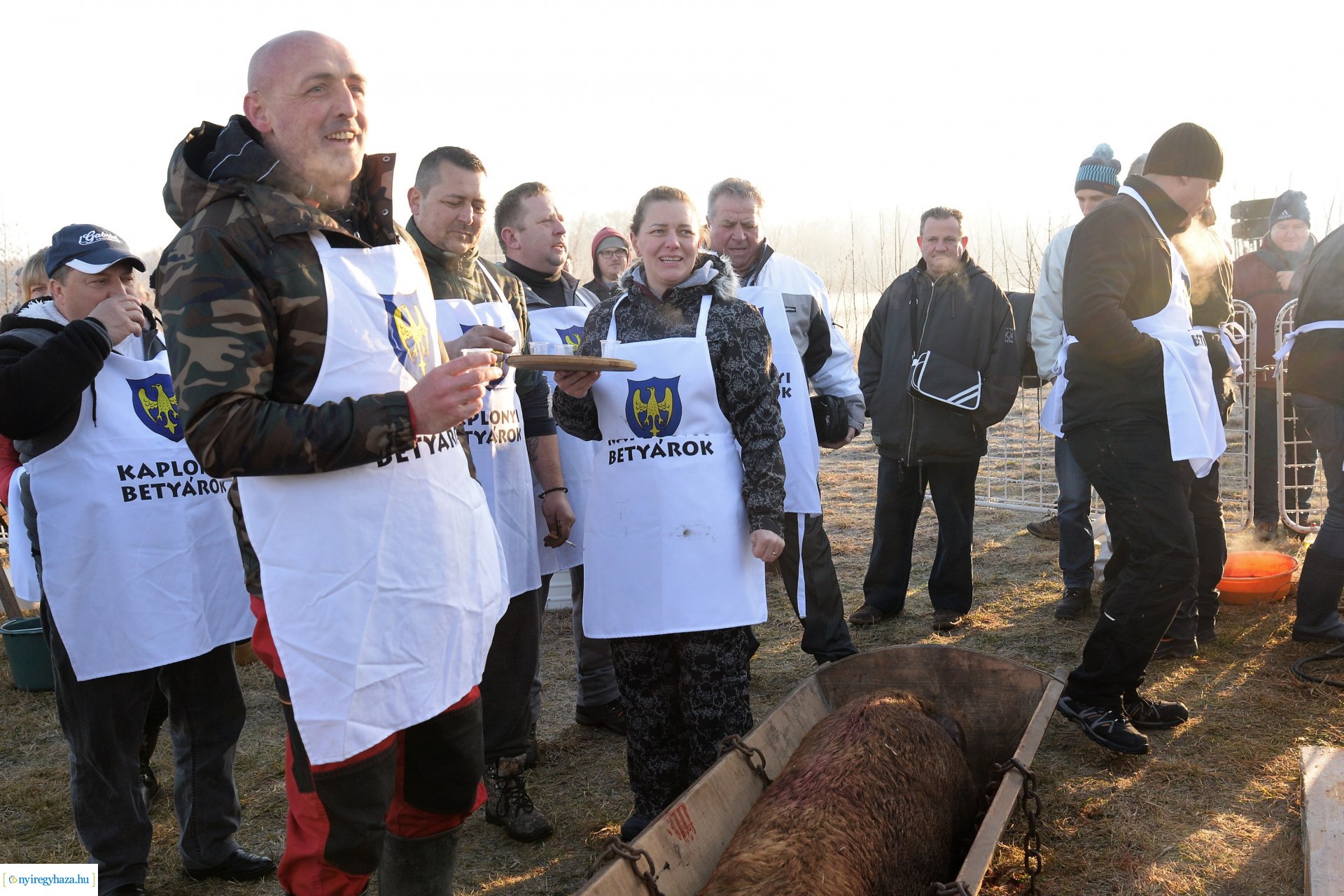 III. Nyírségi  Disznótoros Fesztivál - disznóvágás
