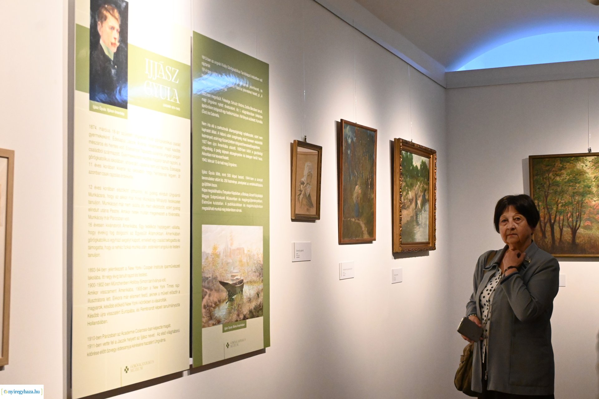 Ijjász Gyula festmény kiállítása a Görögkatolikus Múzeumban