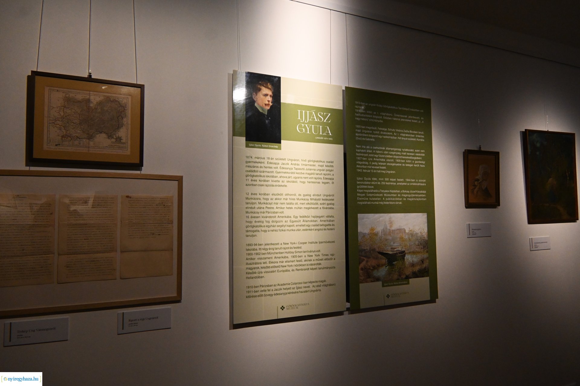 Ijjász Gyula festmény kiállítása a Görögkatolikus Múzeumban