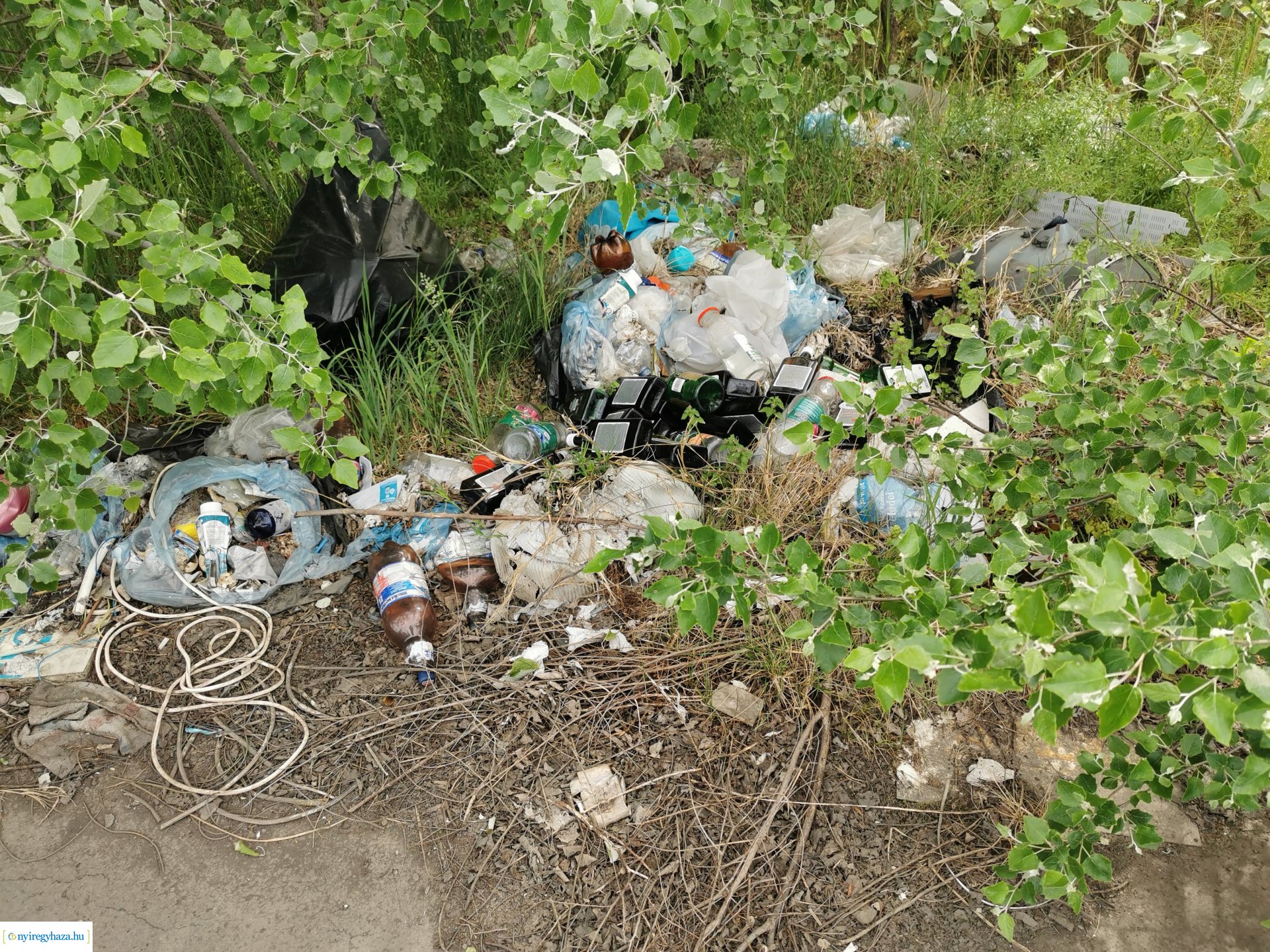 Illegális szemétlerakás