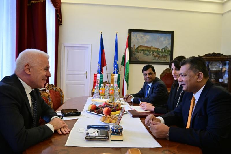 Indiai nagykövet látogatása a Városházán 2026