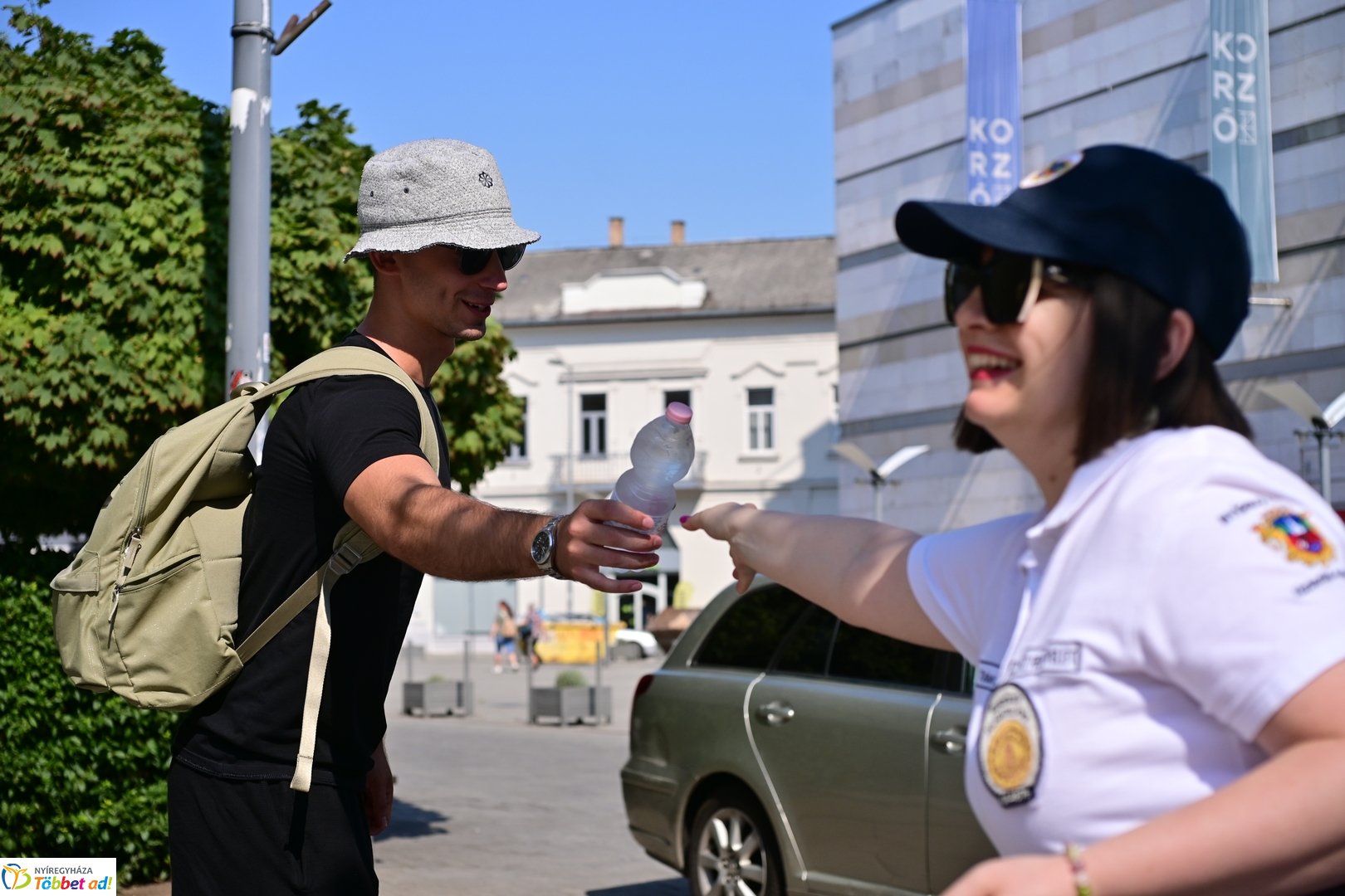 Ingyenes vízosztás a belvárosban 2026 augusztusában