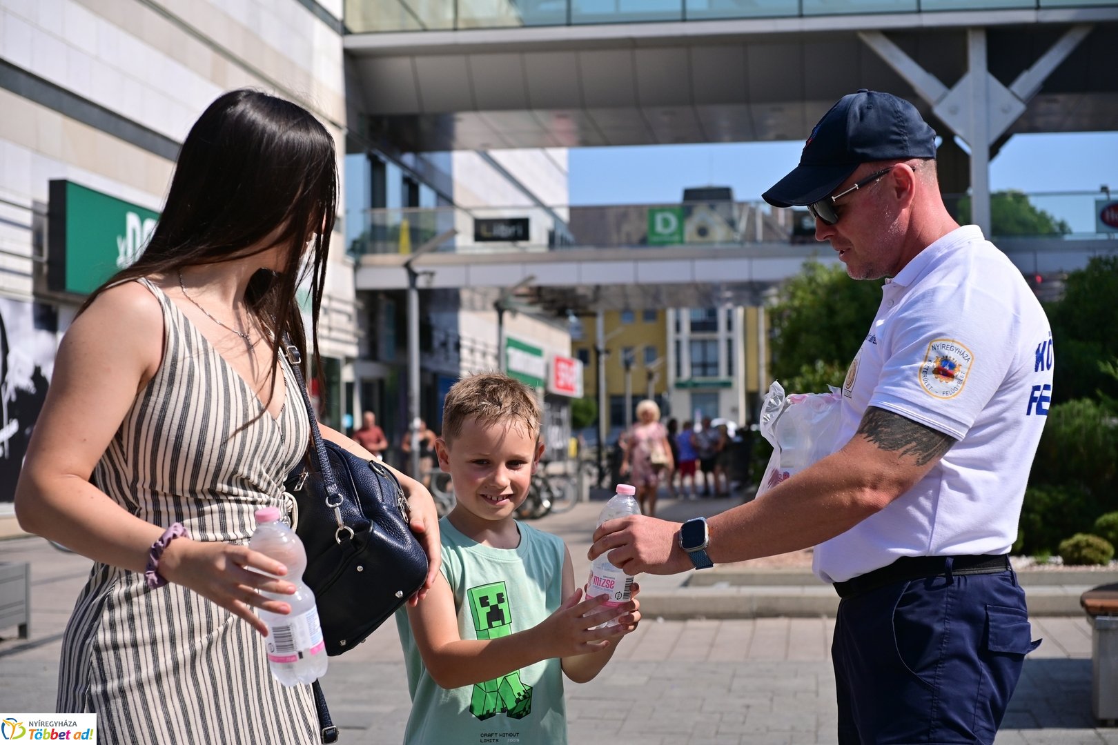 Ingyenes vízosztás a belvárosban 2026 augusztusában