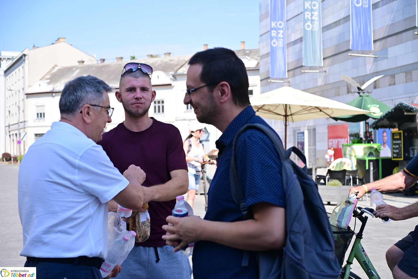 Ingyenes vízosztás a belvárosban 2026 augusztusában