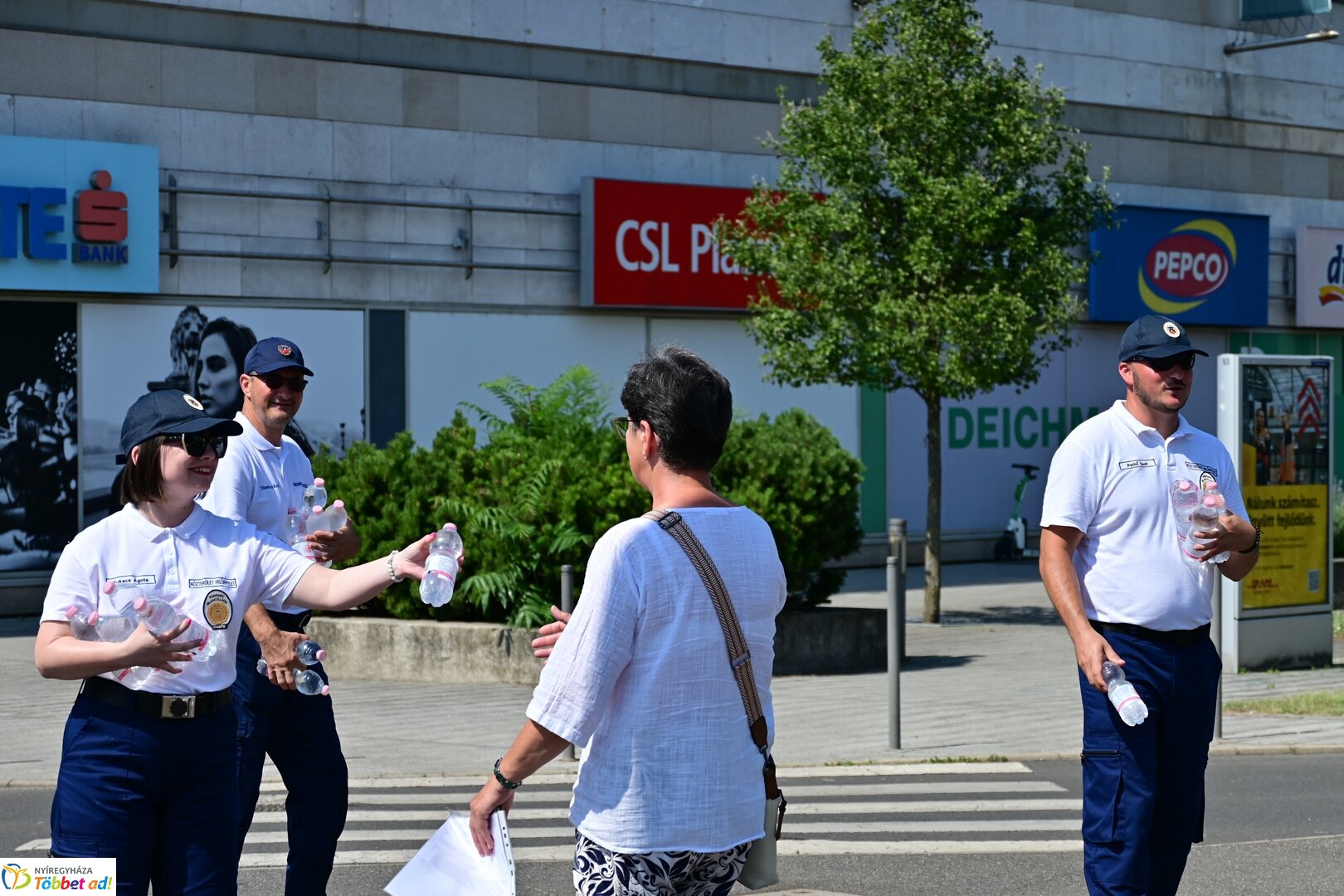 Ingyenes vízosztás a belvárosban 2026 júniusában