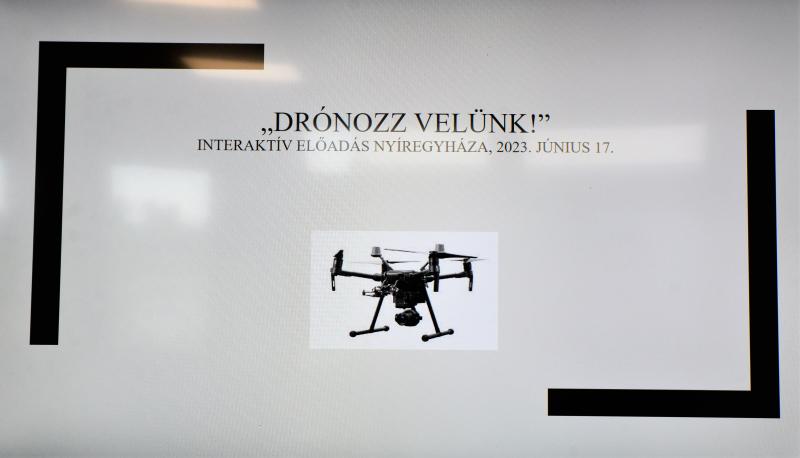 Interaktív előadás a drónok használatáról
