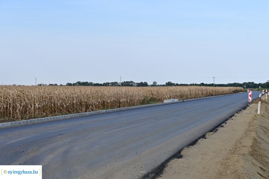 Ipari Park elkészült útszakasza 20240827