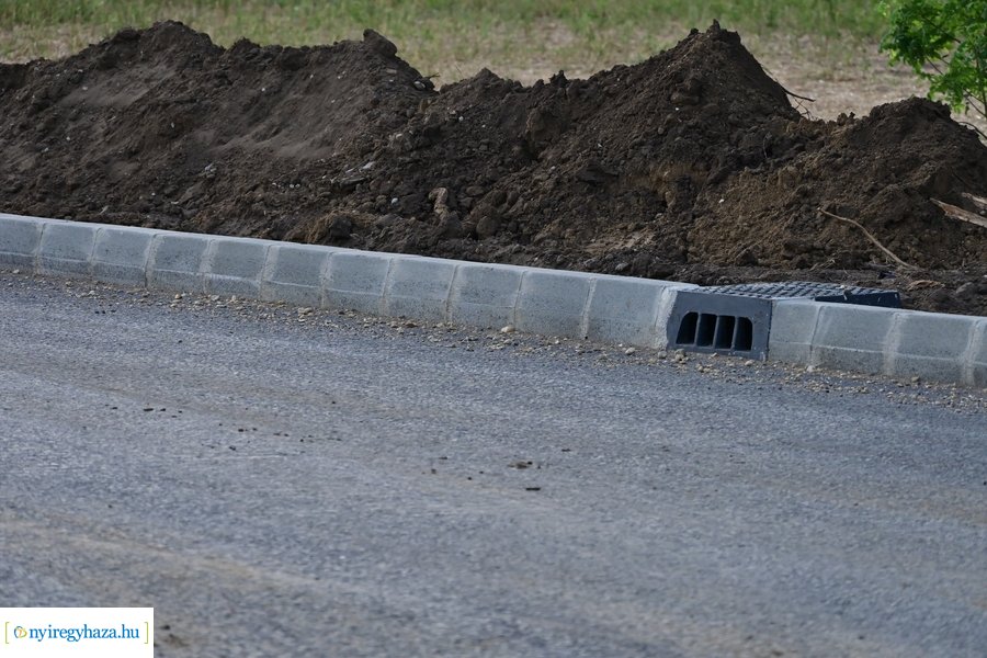 Ipari Park elkészült útszakasza 20240827