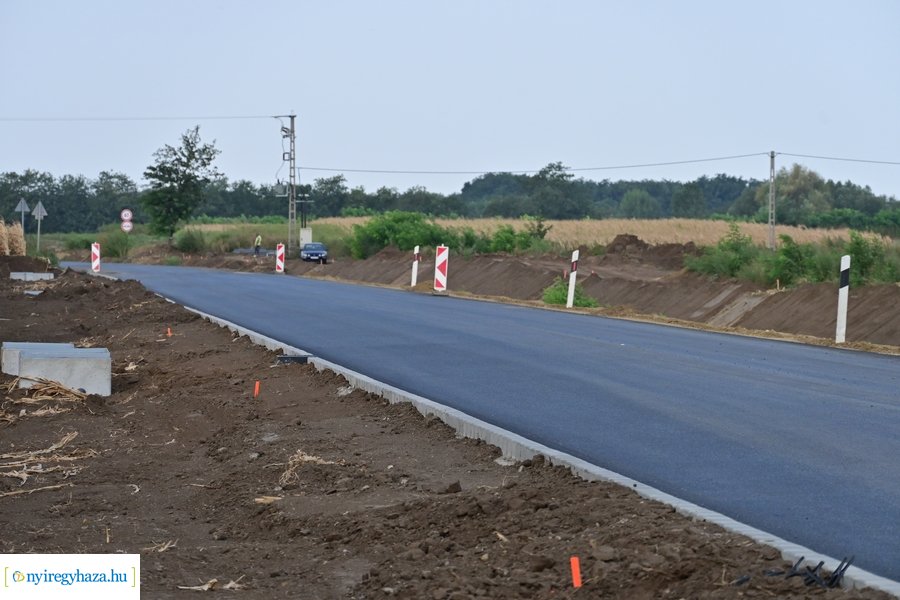 Ipari Park elkészült útszakasza 20240827