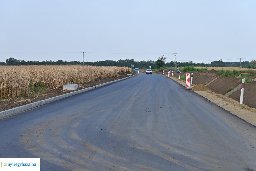 Ipari Park elkészült útszakasza 20240827