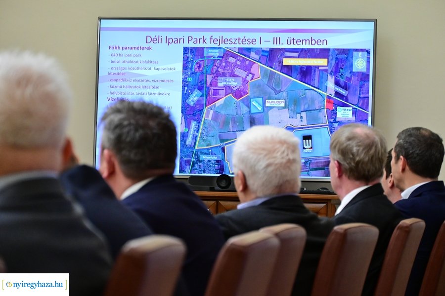 Ipari park tervezési folyamatai - sajtótájékoztató 20240124