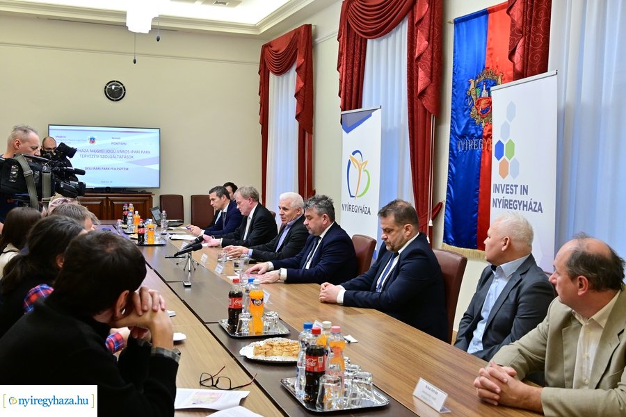 Ipari park tervezési folyamatai - sajtótájékoztató 20240124