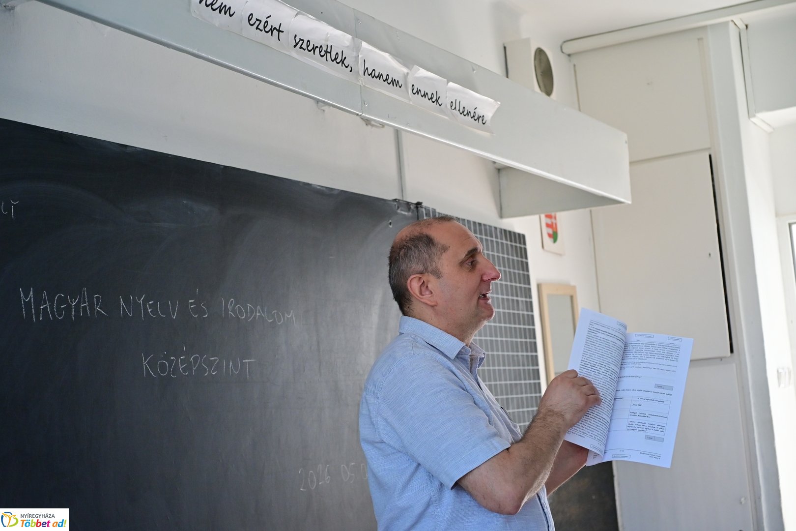 Írásbeli érettségi az Arany János gimnáziumban 2026
