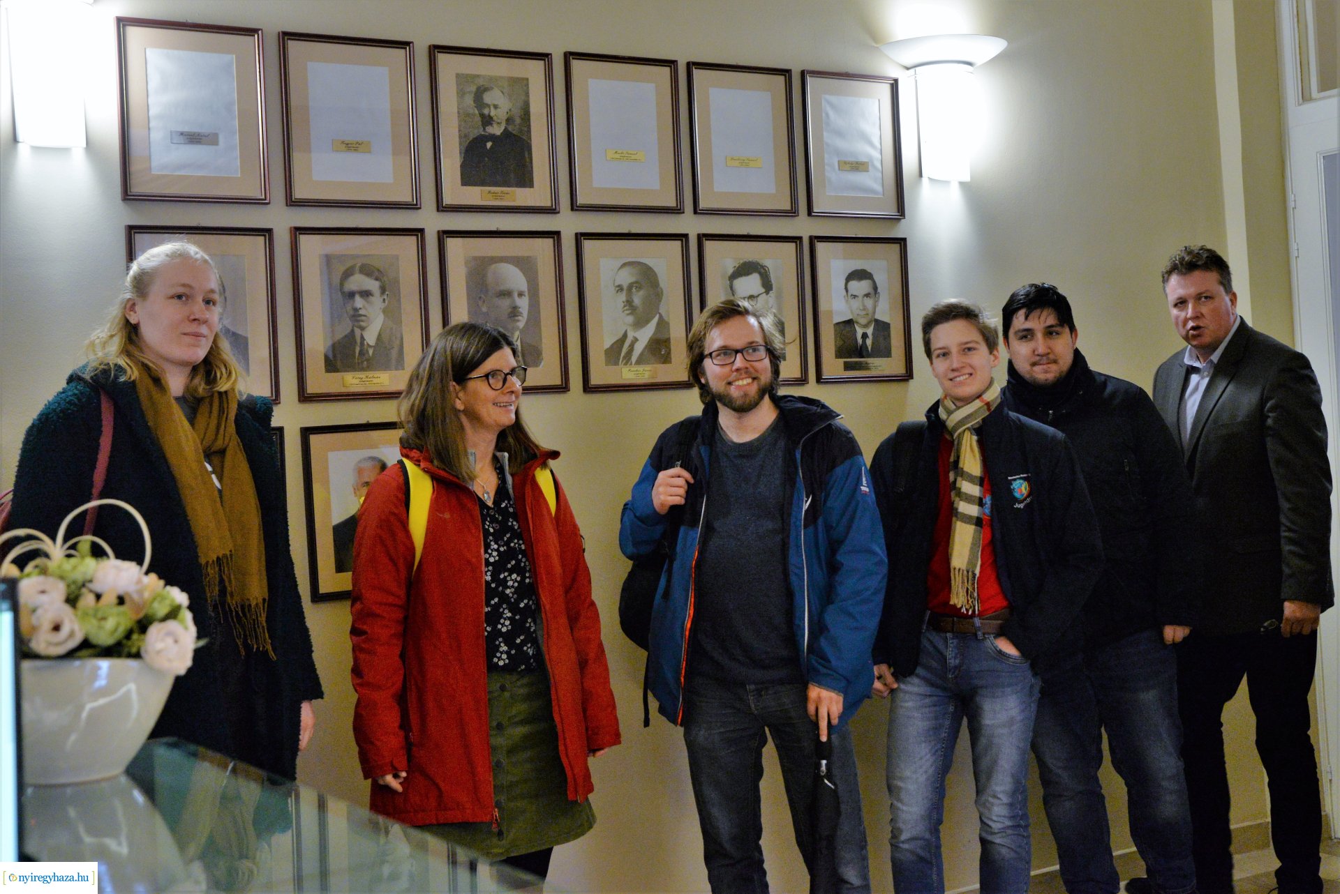 Iserlohni delegáció a Városházán