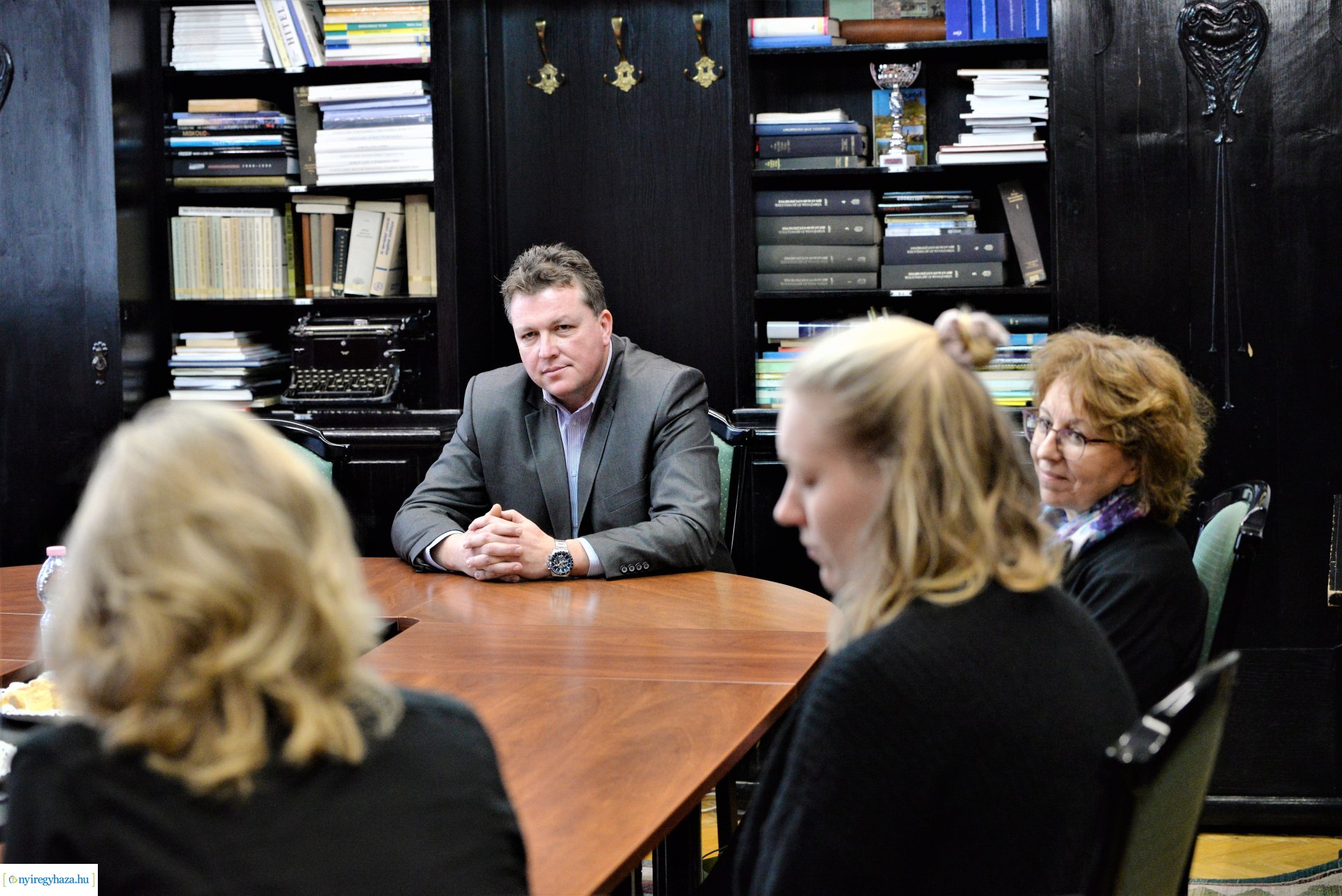 Iserlohni delegáció a Városházán