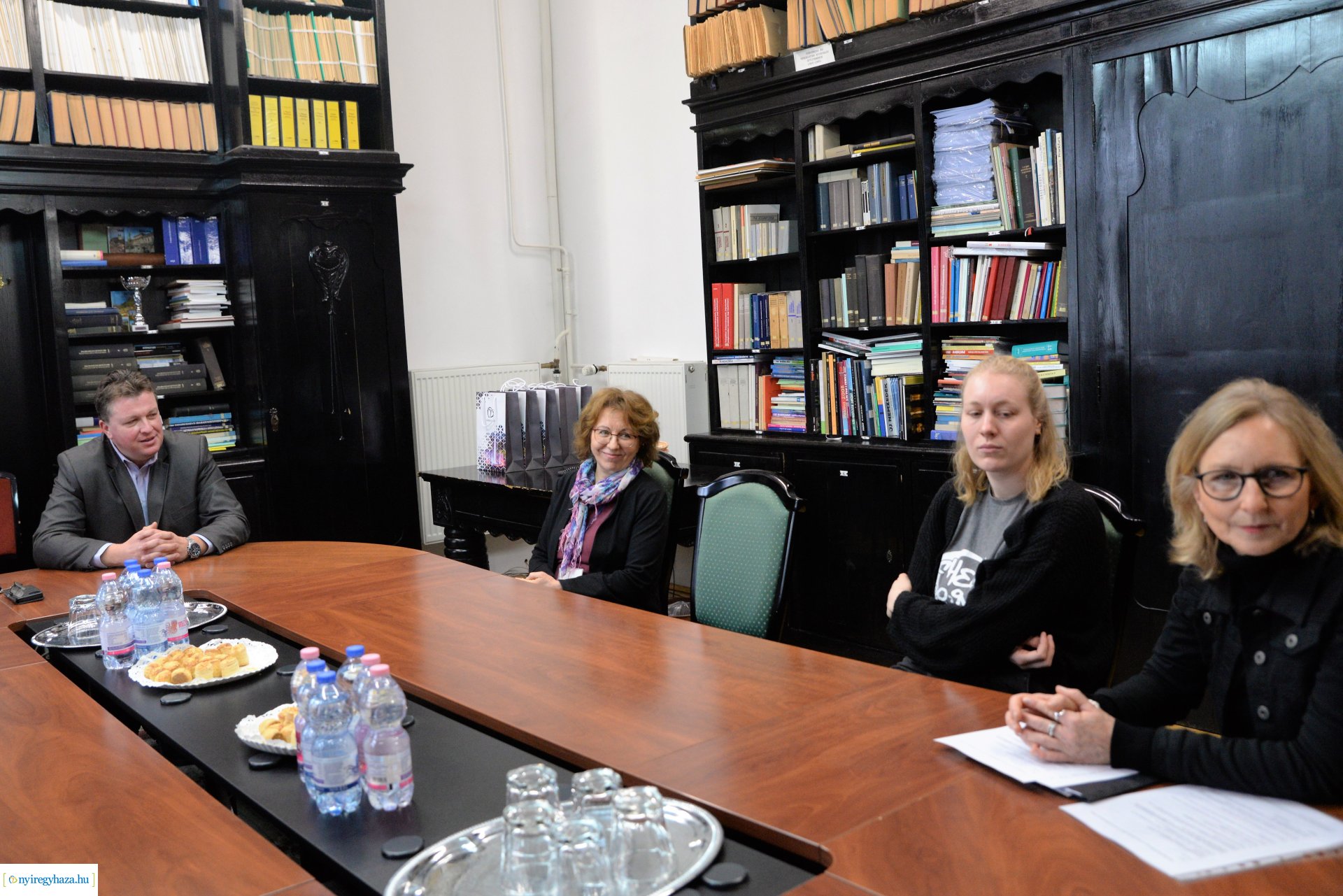 Iserlohni delegáció a Városházán