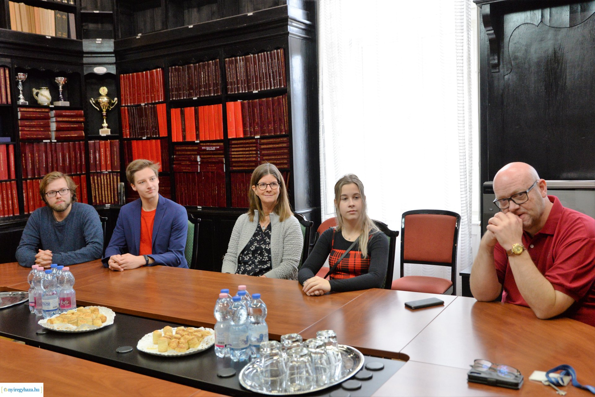 Iserlohni delegáció a Városházán