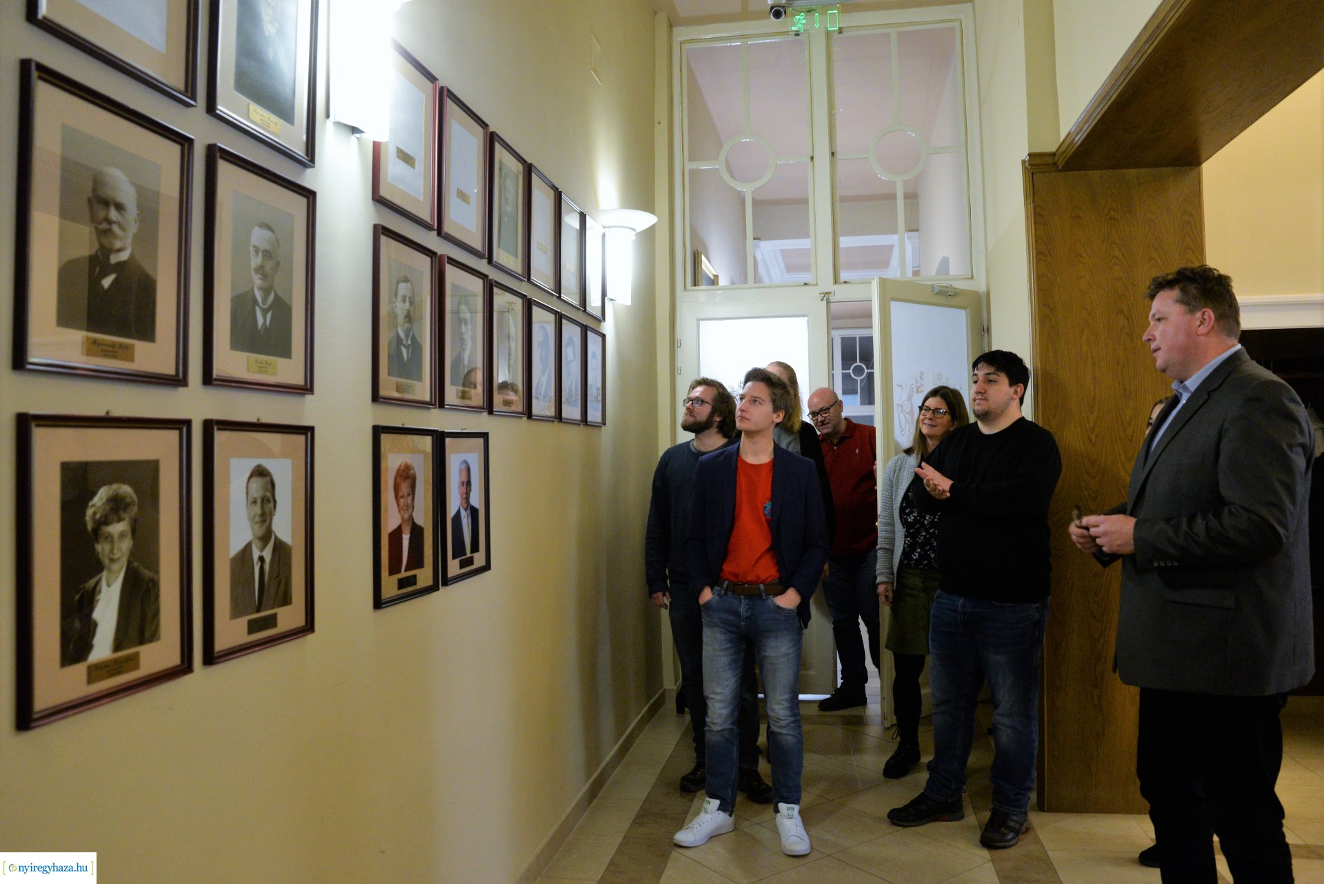 Iserlohni delegáció a Városházán