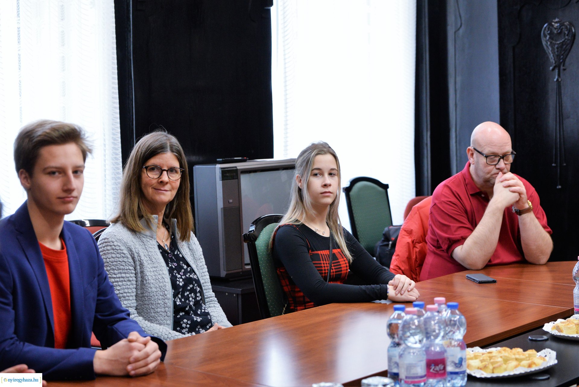 Iserlohni delegáció a Városházán