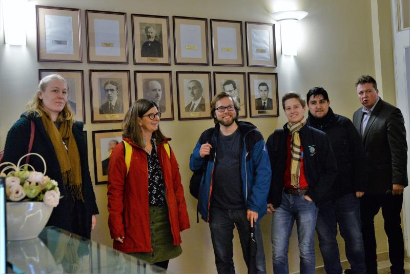 Iserlohni delegáció a Városházán