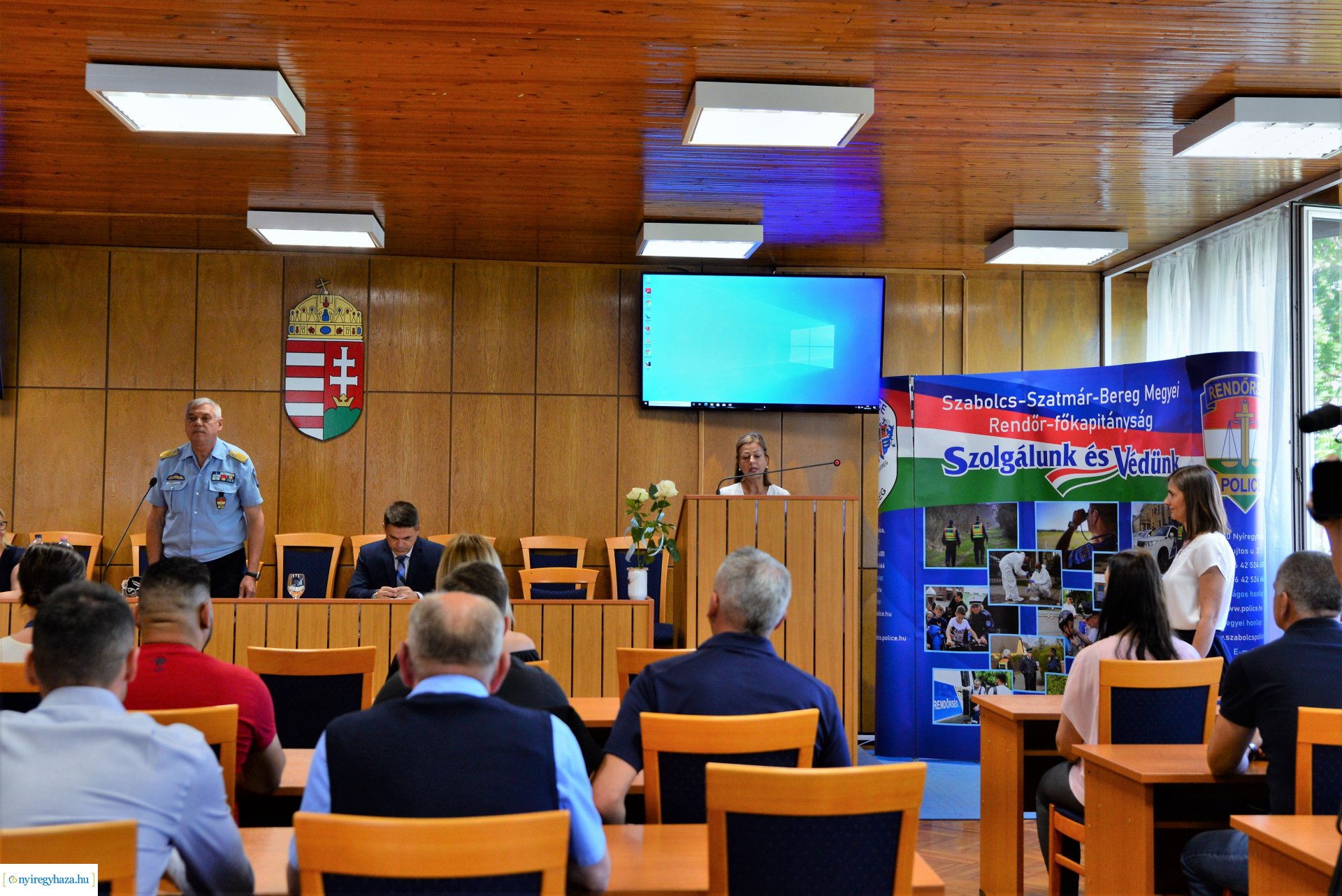 Iskolaőröket köszöntöttek Nyíregyházán