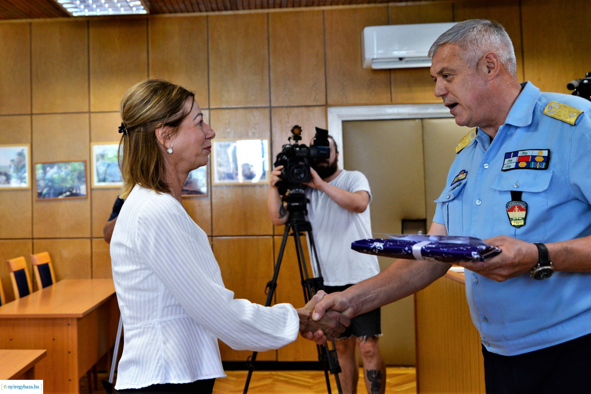 Iskolaőröket köszöntöttek Nyíregyházán