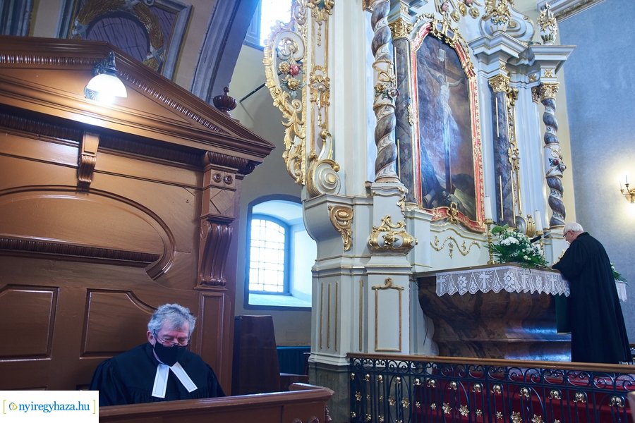 Istentisztelet az evangélikus templomban