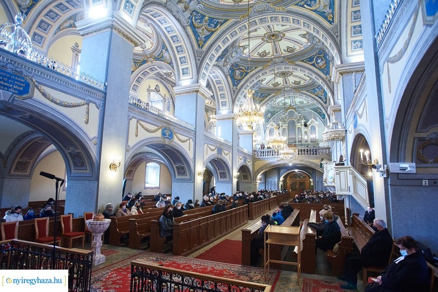 Istentisztelet az evangélikus templomban