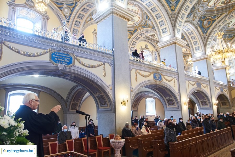 Istentisztelet az evangélikus templomban